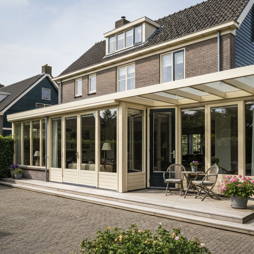 Veranda bouwtekening